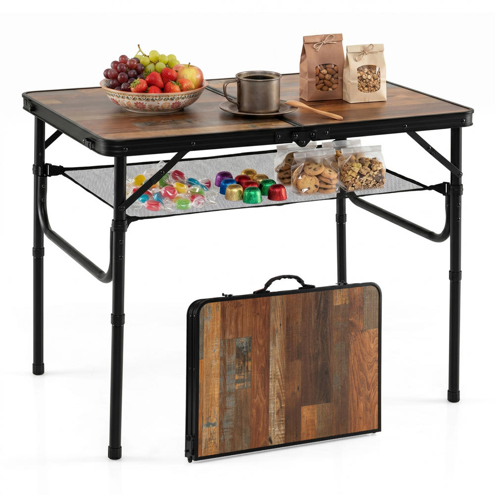 Folding Picnic Table - Single Folding Camping Table Camping Table