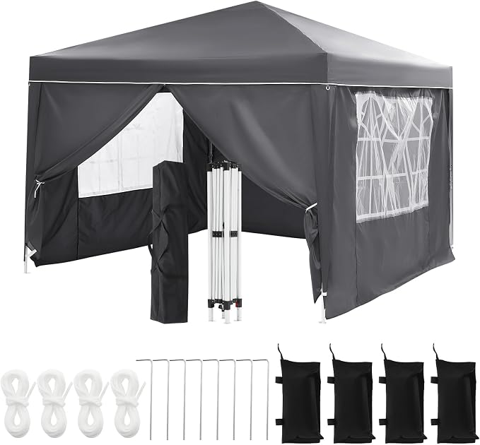 Gazebo Pop Up - 10*10FT Heavy Duty Pop Up Canopy