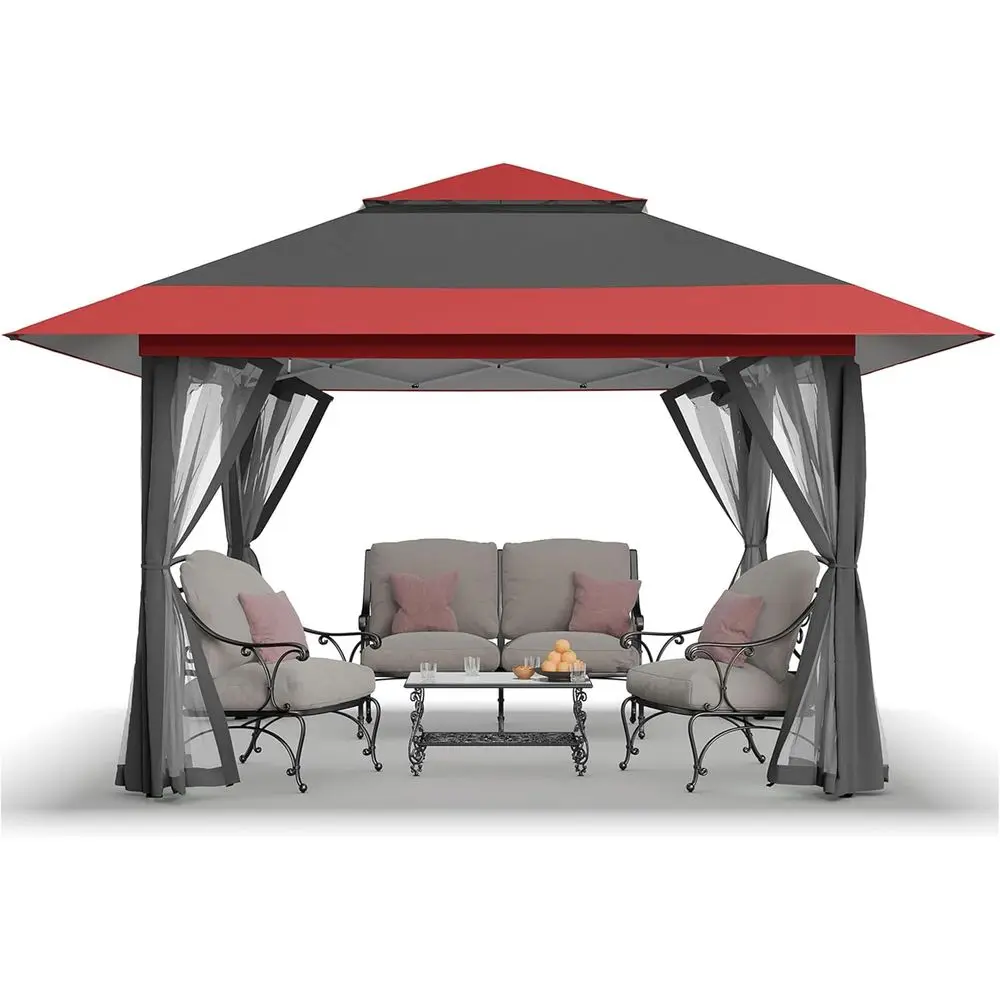 Gazebo Pop Up - 13x13 Pop-Up Gazebo with Wheeled Storage