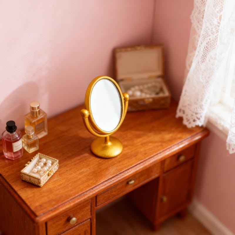 1Pcs Miniature Retro Mirror Dr - đánh giá và giá Outdoor Furniture Vintage