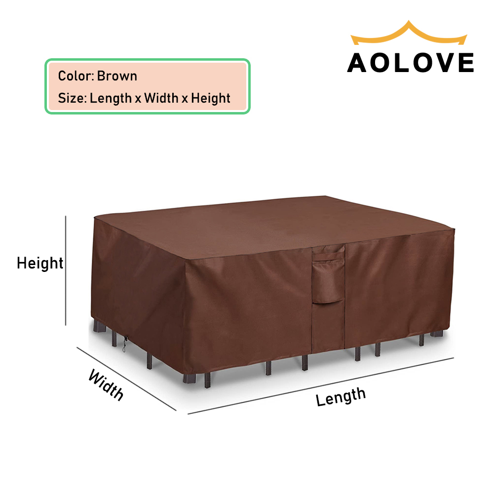 Brown 420D HEAVY DUTY Outdoor  - đánh giá và giá Outdoor Furniture Manufacturer