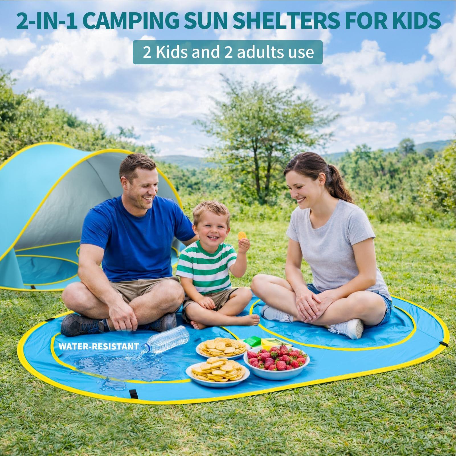 Kid Beach Tent With Pool UV Pr - đánh giá và giá Gazebo Pop Up