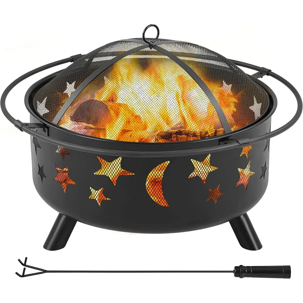 Large Outdoor Fire Pit with Wo - đánh giá và giá Fire Pit Bowl