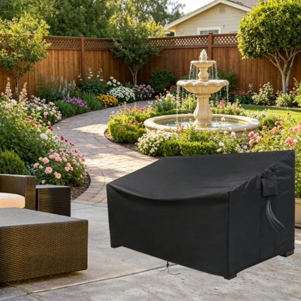 Heavy-Duty Patio Sofa Cover Wa - đánh giá và giá Outdoor Furniture Black