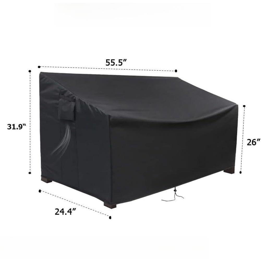 Heavy-Duty Patio Sofa Cover Wa - đánh giá và giá Outdoor Furniture Black