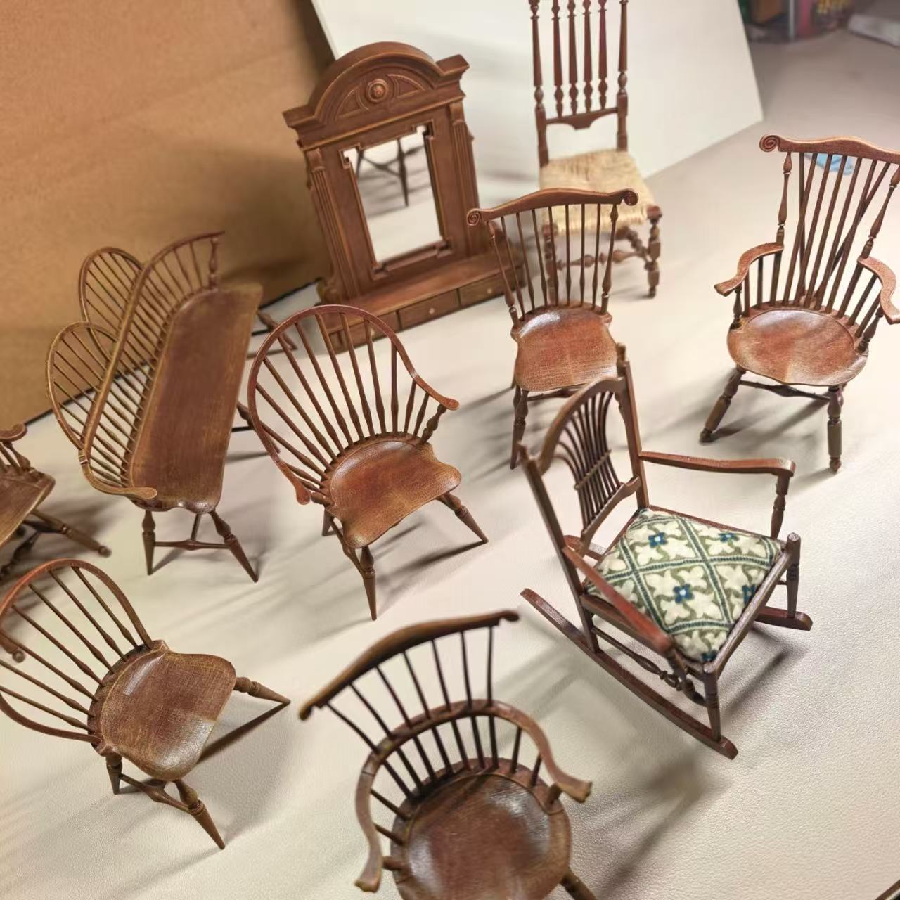 1/12 Scale Vintage Windsor Cha - đánh giá và giá Outdoor Furniture Vintage