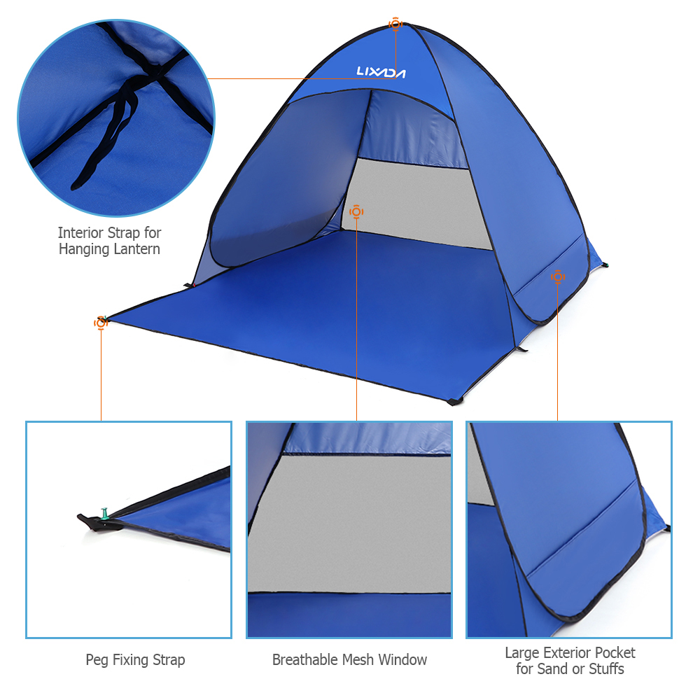 Lixada Automatic Instant Pop U - đánh giá và giá Gazebo Pop Up