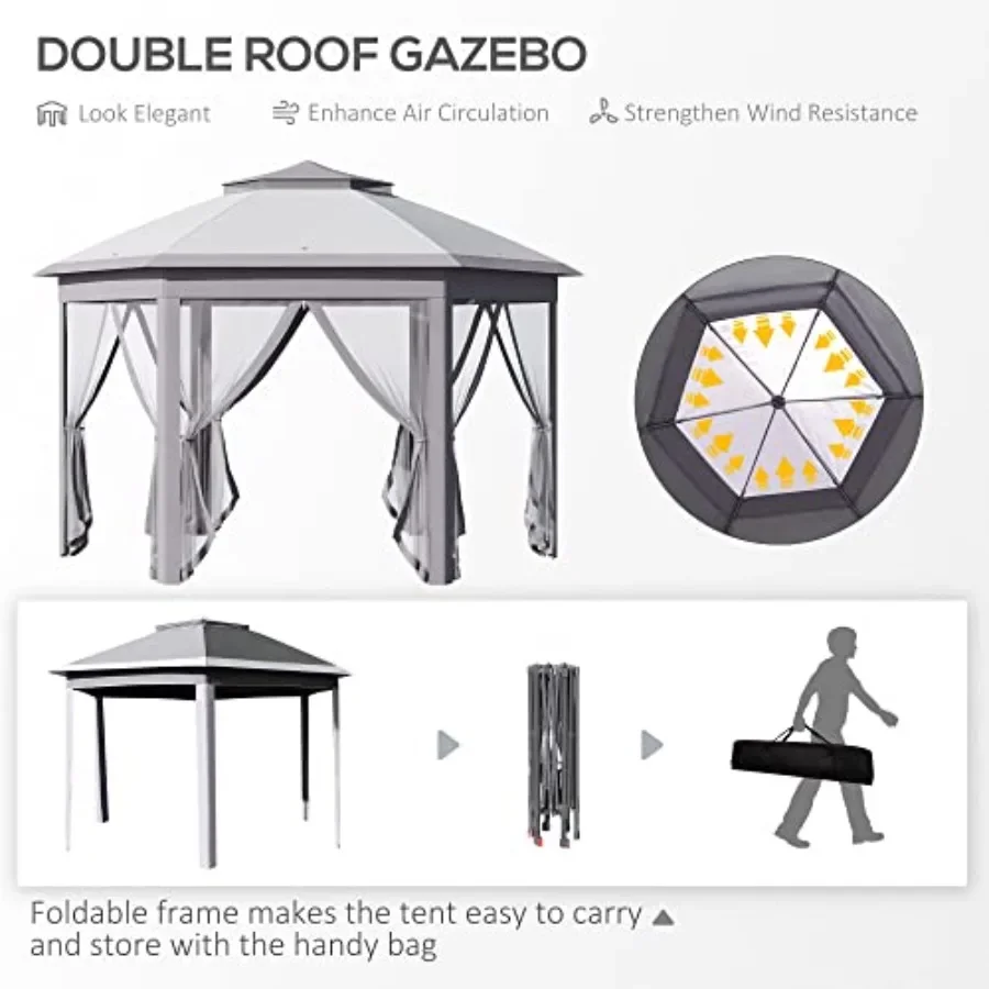 11' x 13' Pop Up Gazebo  Tent  - đánh giá và giá Gazebo Pop Up