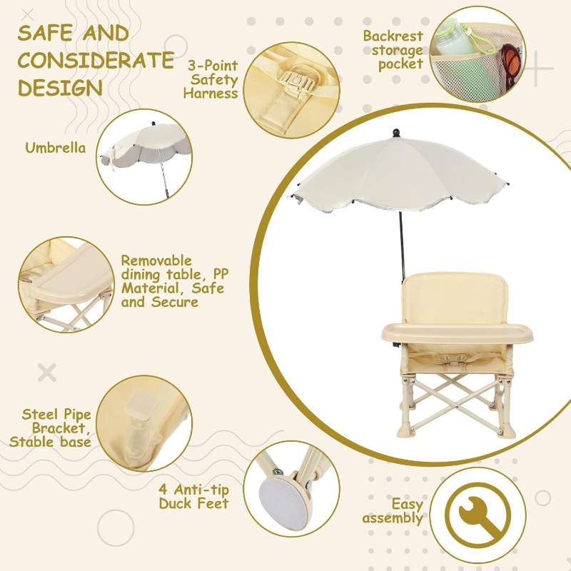Baby Outdoor Beach Chair with  - đánh giá và giá Outdoor Furniture Australia