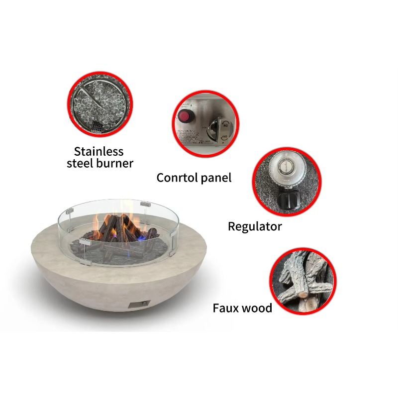 【Best-selling】36inch Bowl GFRC - đánh giá và giá Fire Pit Bowl
