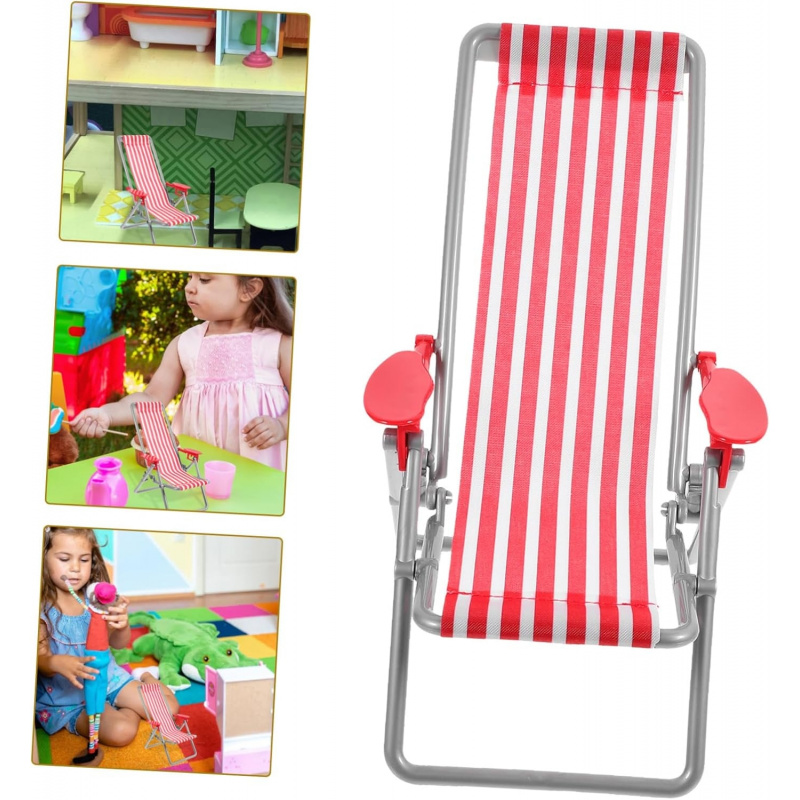 Mini Red Striped Folding Beach - đánh giá và giá Outdoor Furniture Material