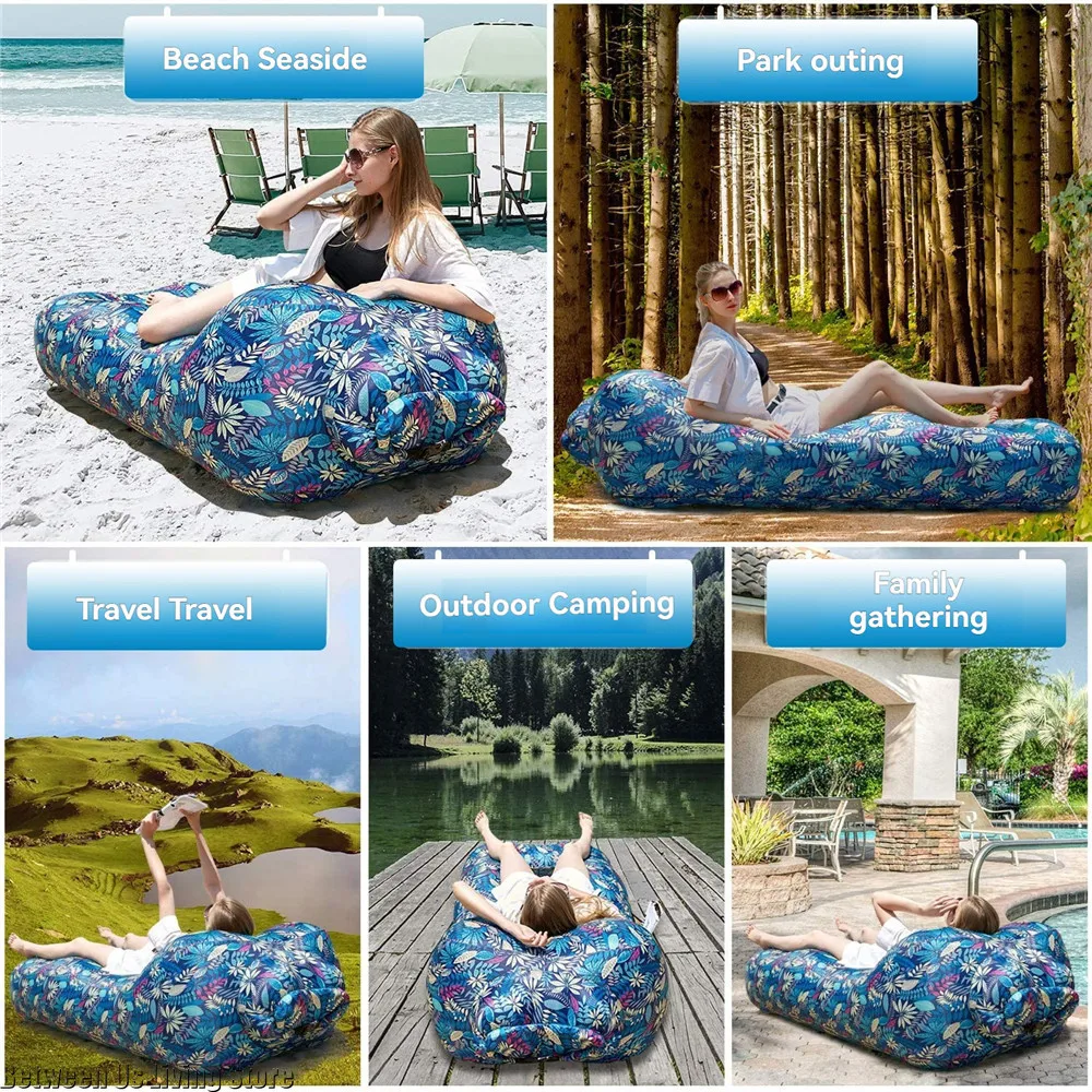 Luxury Inflatable Sofa Bed - E - đánh giá và giá Outdoor Furniture Lounge Set