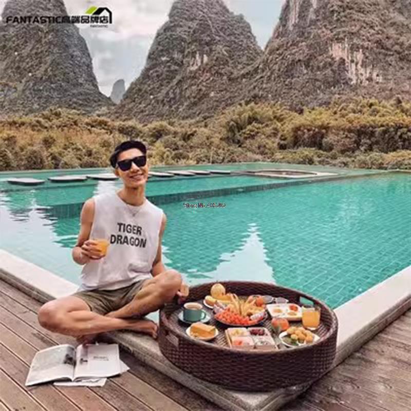 Bali Rattan Tray Swimming Pool - đánh giá và giá Outdoor Furniture In Bali