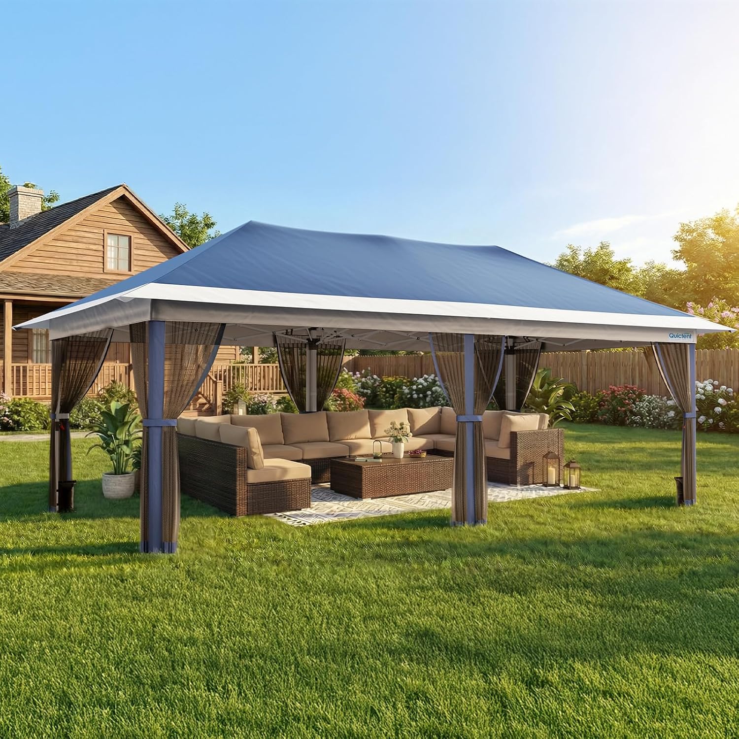 10x20 Pop up Gazebo Canopy Ten - đánh giá và giá Gazebo Pop Up
