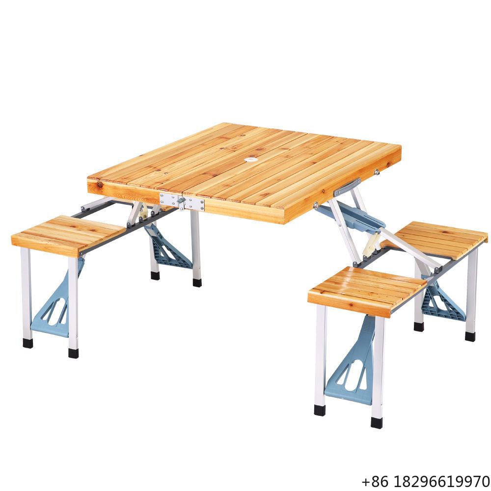 Modern Outdoor Solid Wood Alum - đánh giá và giá Folding Picnic Table
