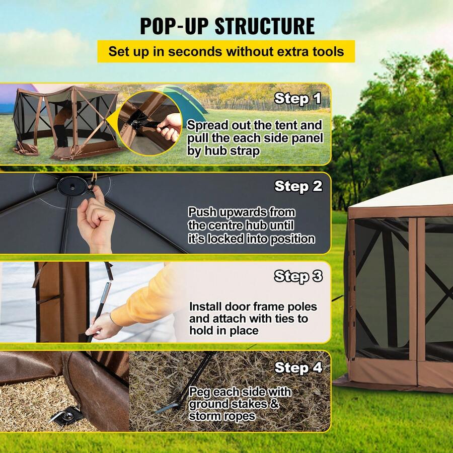 Gazebo Screen Tent, Pop Up Gaz - đánh giá và giá Gazebo Pop Up