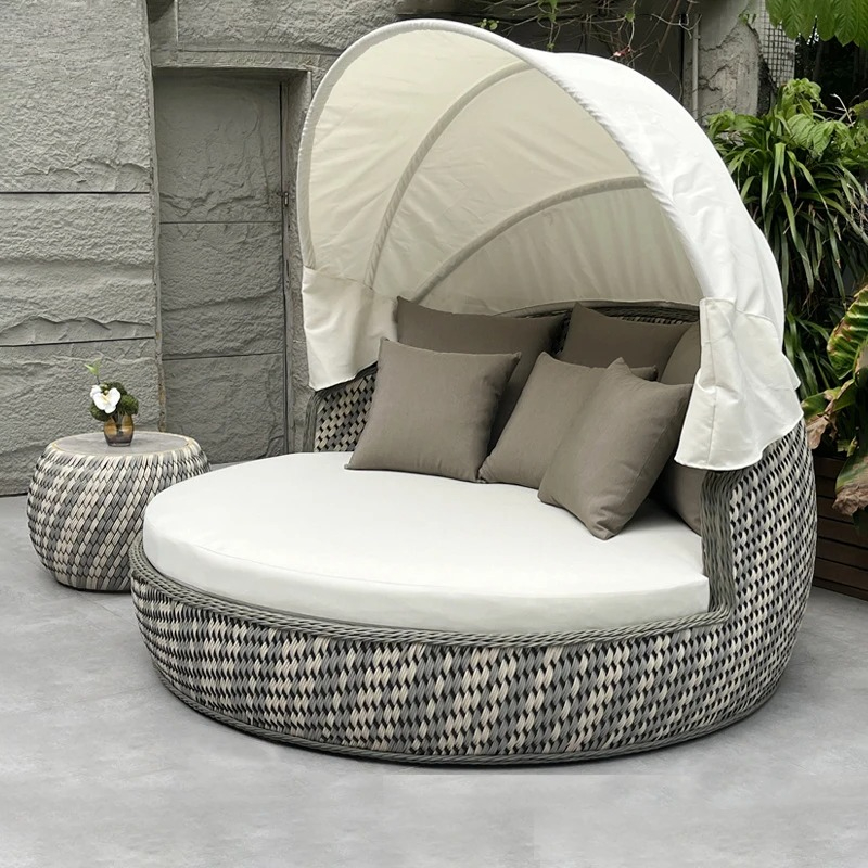 Daybed,Anti-UV Rustproof Round - đánh giá và giá Outdoor Furniture Lounge Set