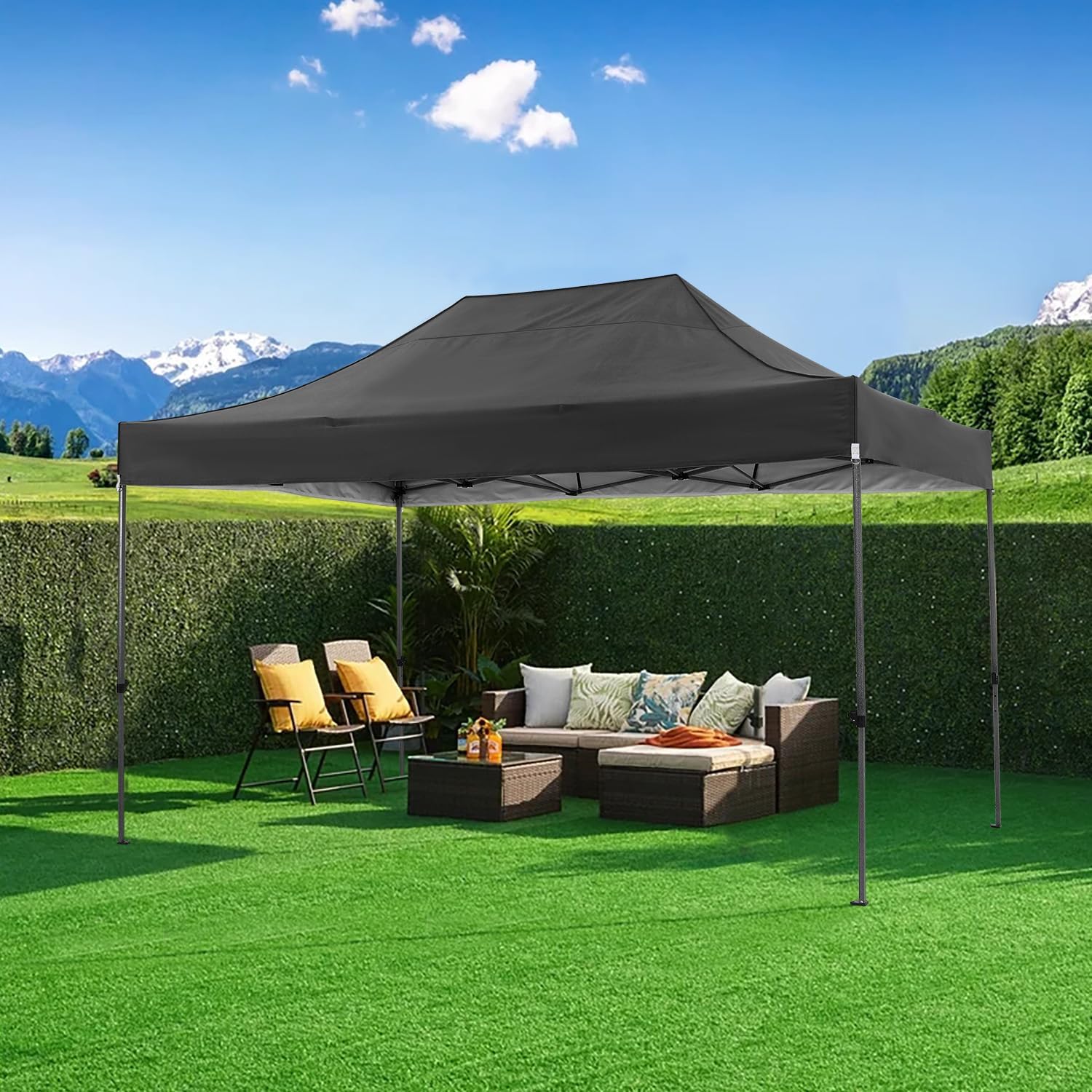 10x15FT Pop Up Canopy Tent wit - đánh giá và giá Gazebo Pop Up
