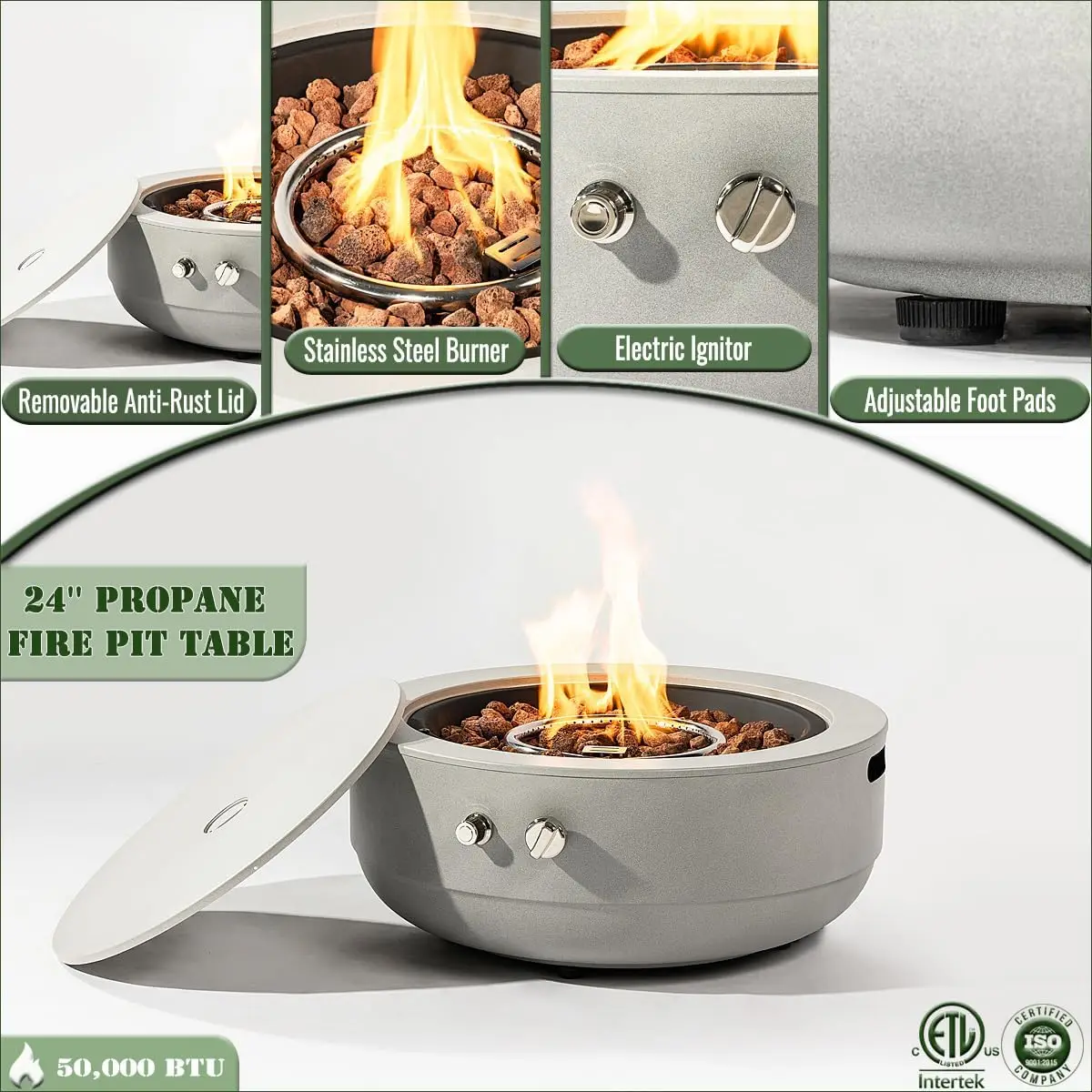 24 Inch Propane Fire Pit Bowl, - đánh giá và giá Fire Pit Bowl