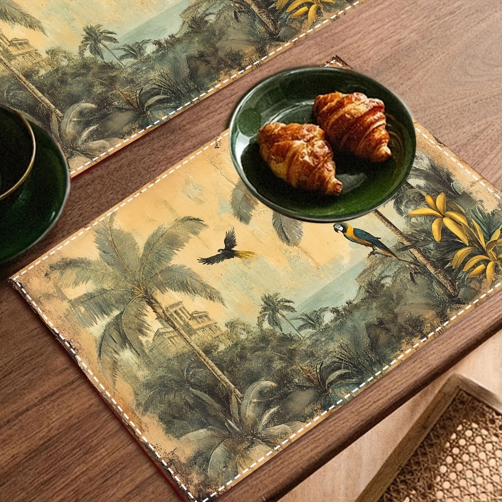 VIKAMA Tropical-Style Placemat - đánh giá và giá Outdoor Furniture Vintage