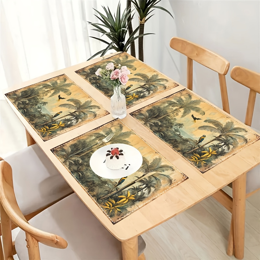 VIKAMA Tropical-Style Placemat - đánh giá và giá Outdoor Furniture Vintage