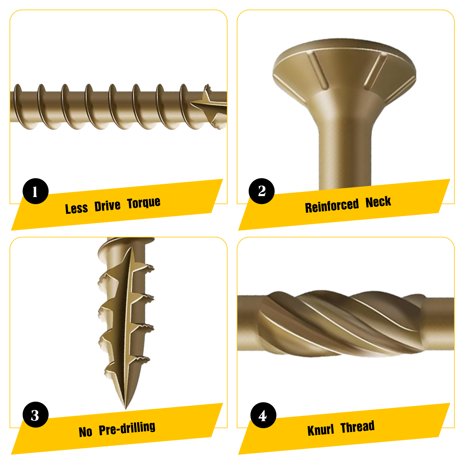 VKKM 70Pcs #10×4 Inch Golden T - đánh giá và giá Outdoor Furniture Diy