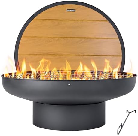 32in Fire Pit Table with Lid,H - đánh giá và giá Fire Pit Bowl