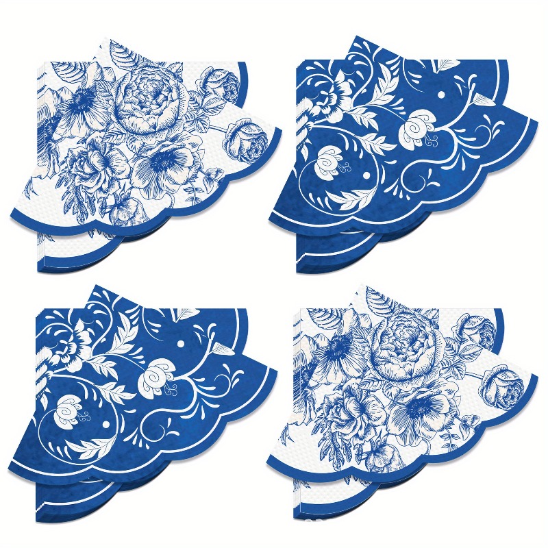 Vintage Blue Flowers Paper Nap - đánh giá và giá Outdoor Furniture Vintage