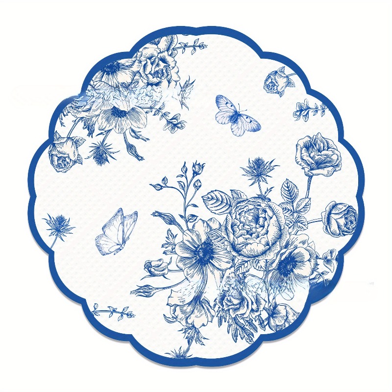 Vintage Blue Flowers Paper Nap - đánh giá và giá Outdoor Furniture Vintage