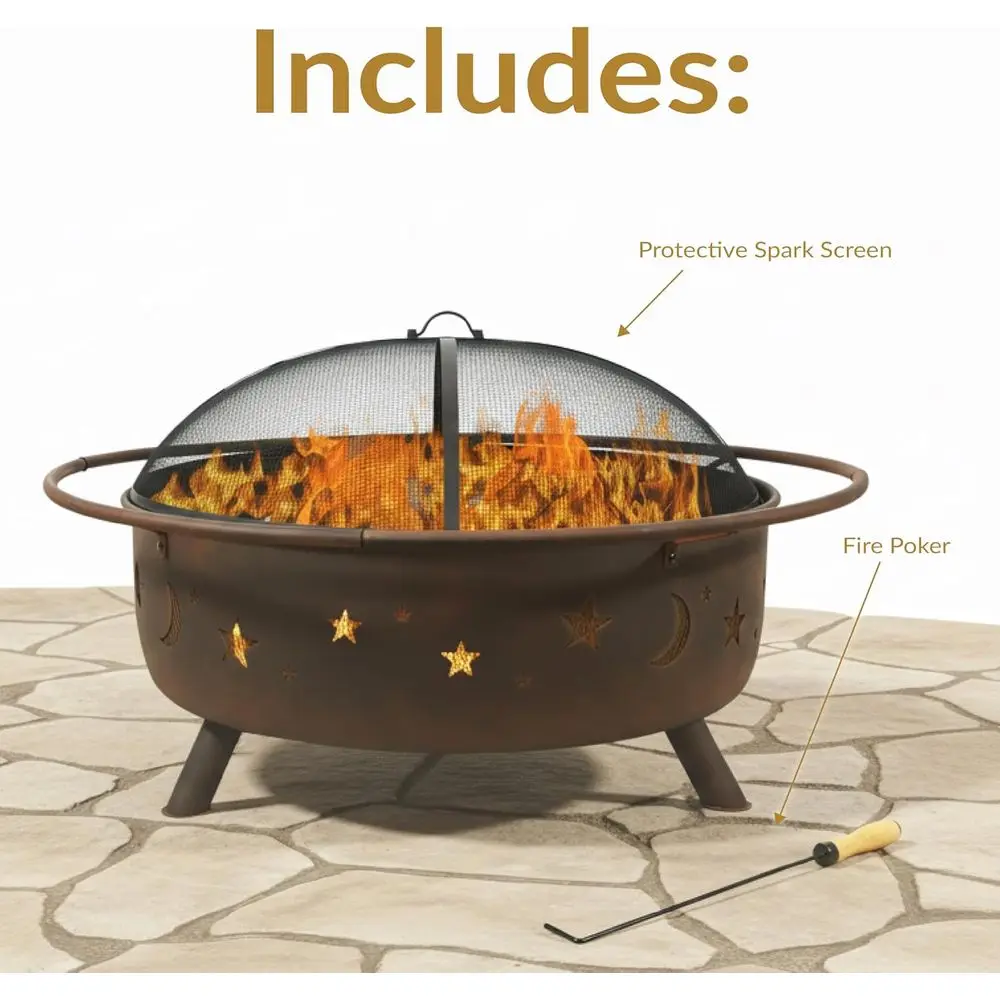 42-Inch Outdoor Wood-Burning F - đánh giá và giá Fire Pit Bowl