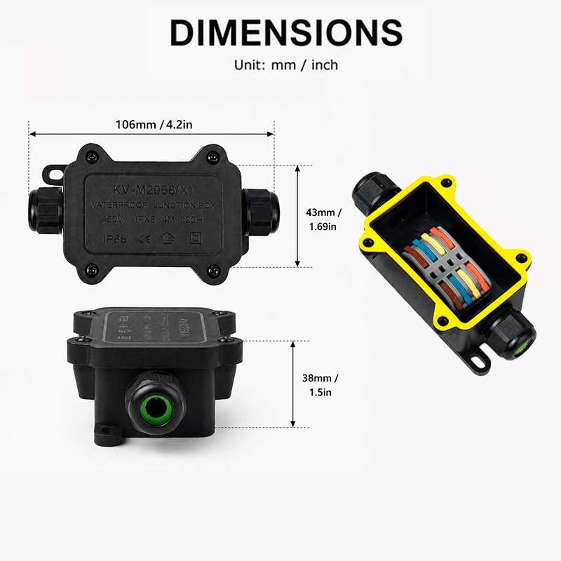 IP68 Waterproof Junction Box 2 - đánh giá và giá Outdoor Furniture Outlet