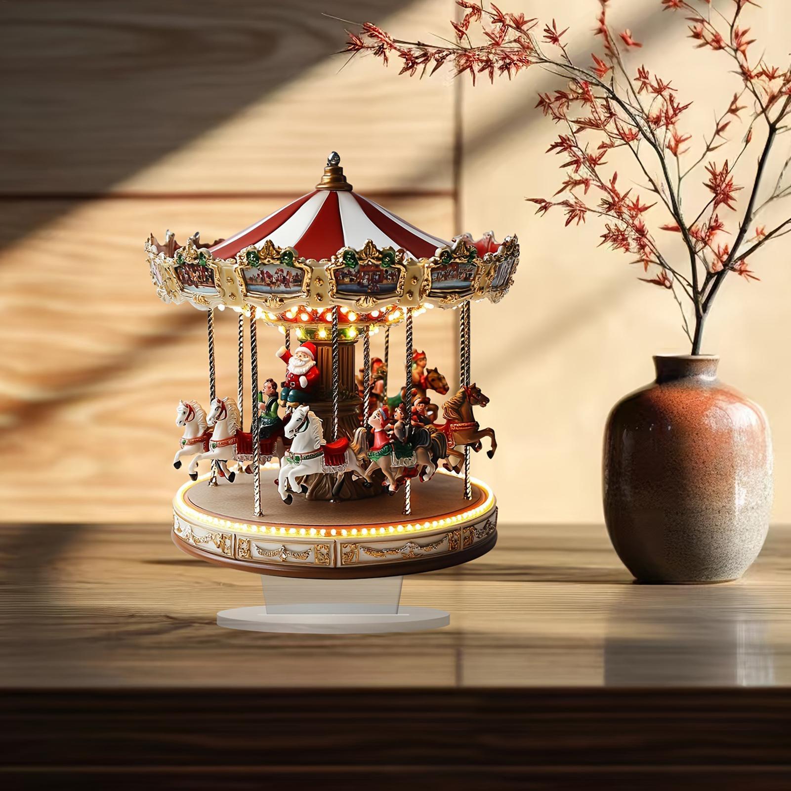 Christmas Table Decor Carousel - đánh giá và giá Outdoor Furniture Vintage