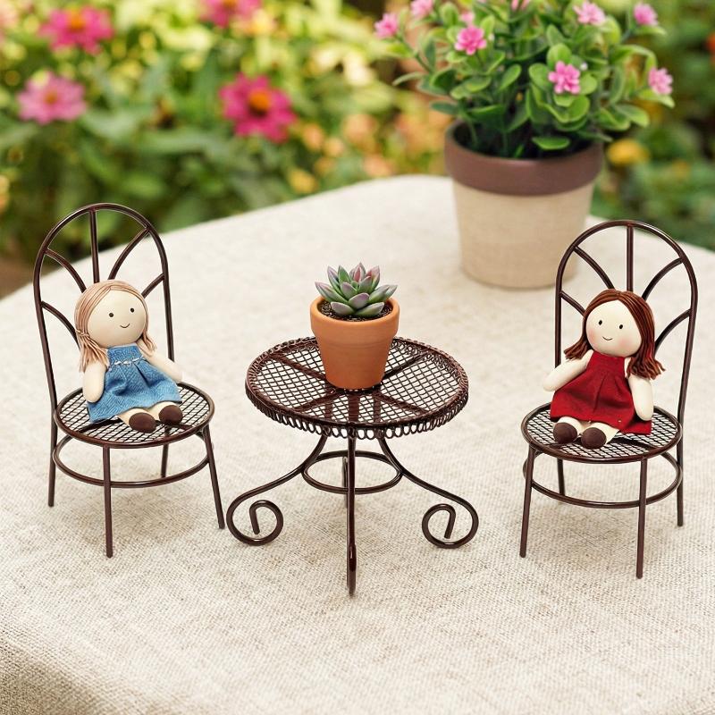 1/3Pcs Dollhouse Garden Displa - đánh giá và giá Outdoor Furniture Designer