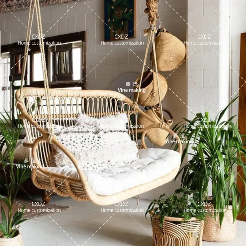 Outdoor Double Hanging Rattan  - đánh giá và giá Outdoor Furniture In Bali