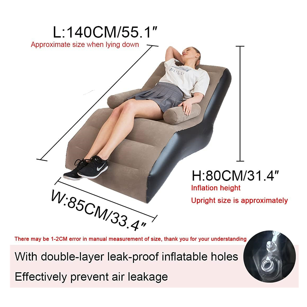 Folding Lazy Sofa,Inflatable L - đánh giá và giá Outdoor Furniture Lounge Set