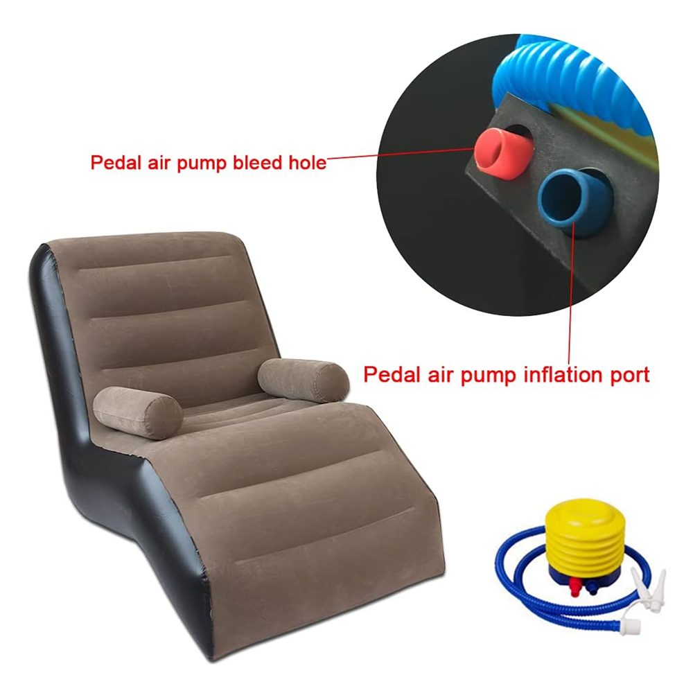 Folding Lazy Sofa,Inflatable L - đánh giá và giá Outdoor Furniture Lounge Set