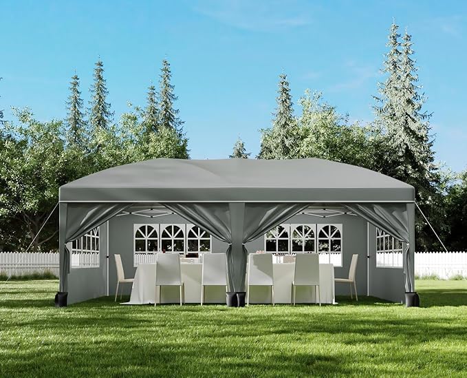10*10FT Heavy Duty Pop Up Cano - đánh giá và giá Gazebo Pop Up