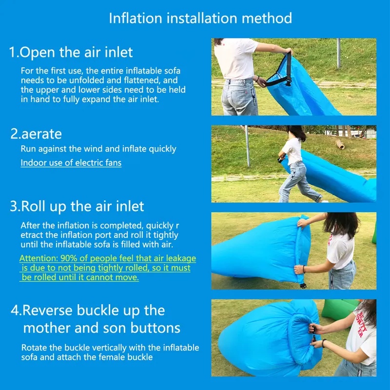 Portable Inflatable Sofa Loung - đánh giá và giá Outdoor Furniture Material