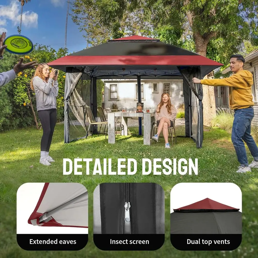 13x13 Pop-Up Gazebo with Wheel - đánh giá và giá Gazebo Pop Up