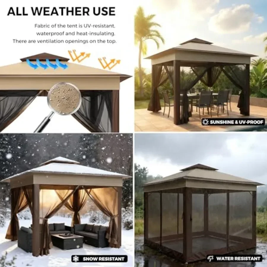 11x11 Pop Up Gazebo Tent with  - đánh giá và giá Gazebo Pop Up