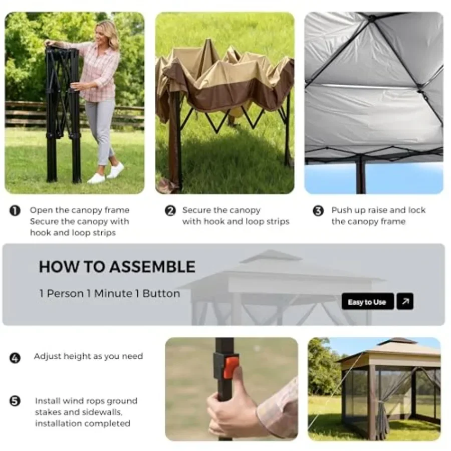 11x11 Pop Up Gazebo Tent with  - đánh giá và giá Gazebo Pop Up