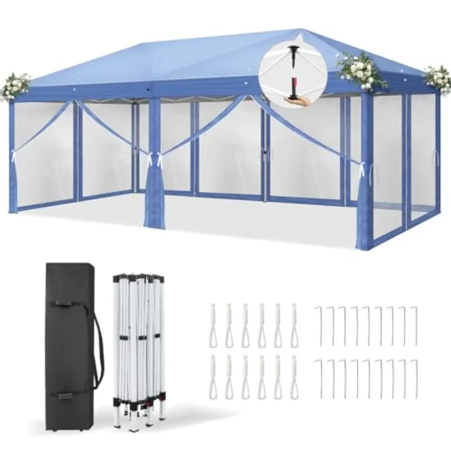 10x20 Pop Up  with Sidewalls W - đánh giá và giá Gazebo Pop Up
