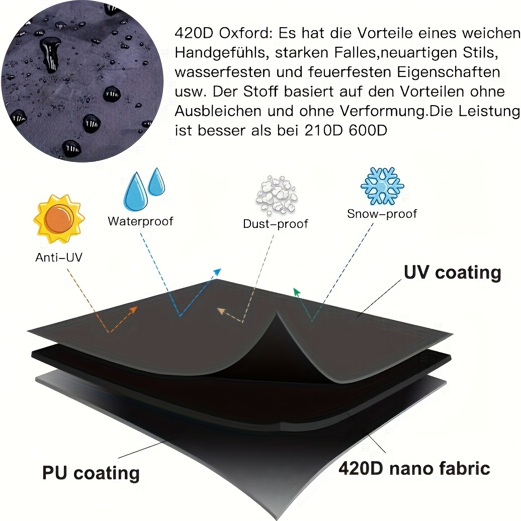 Black outdoor furniture cover, - đánh giá và giá Outdoor Furniture Black